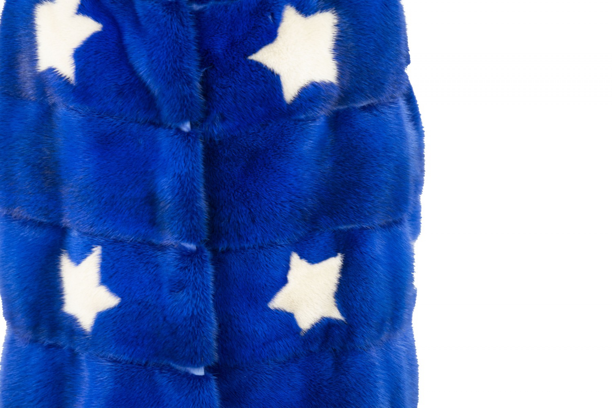 gilet visone blue stars